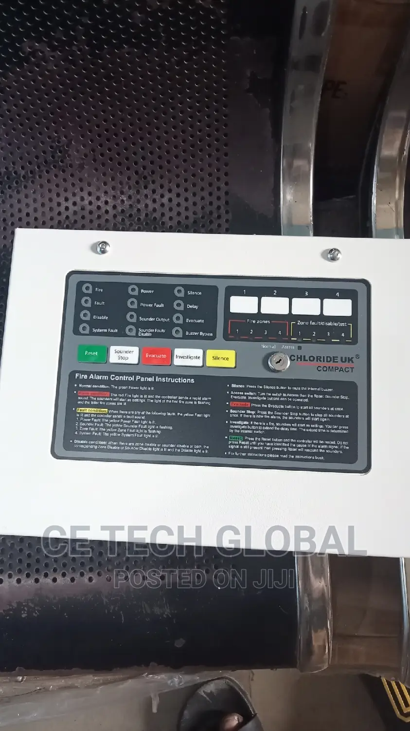 Chloride Compact 2 Zone Fire Alarm Panel