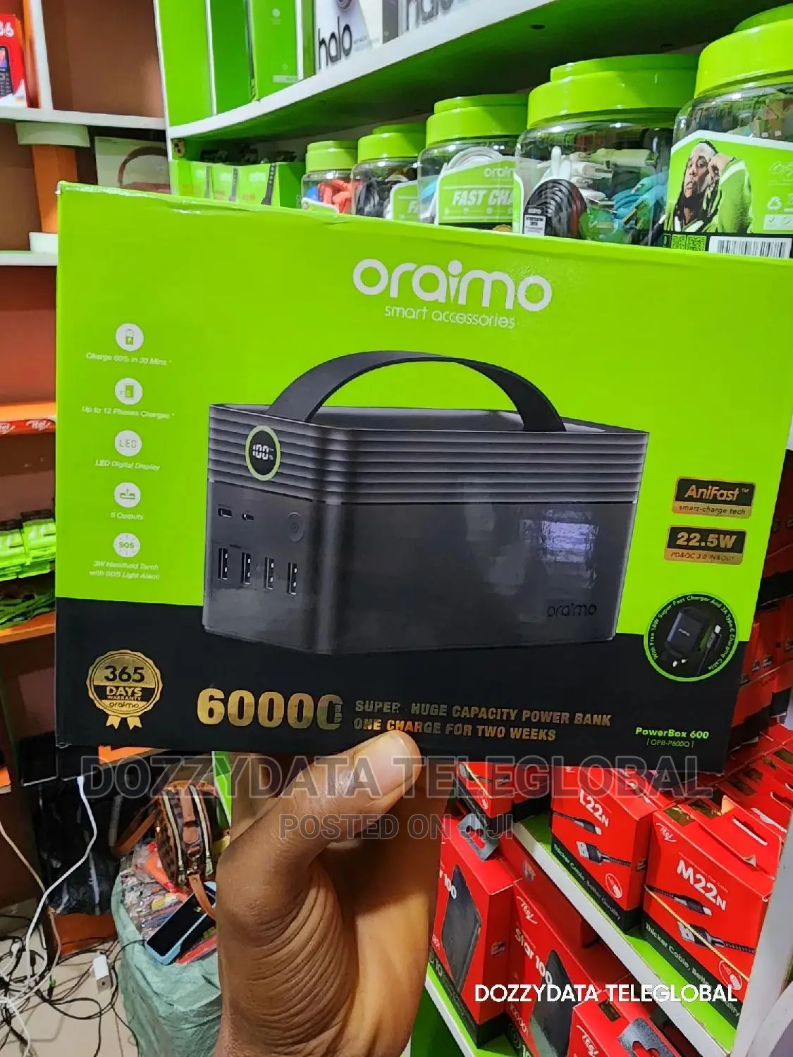 Oraimo 60000mah (P600q) Power Bank