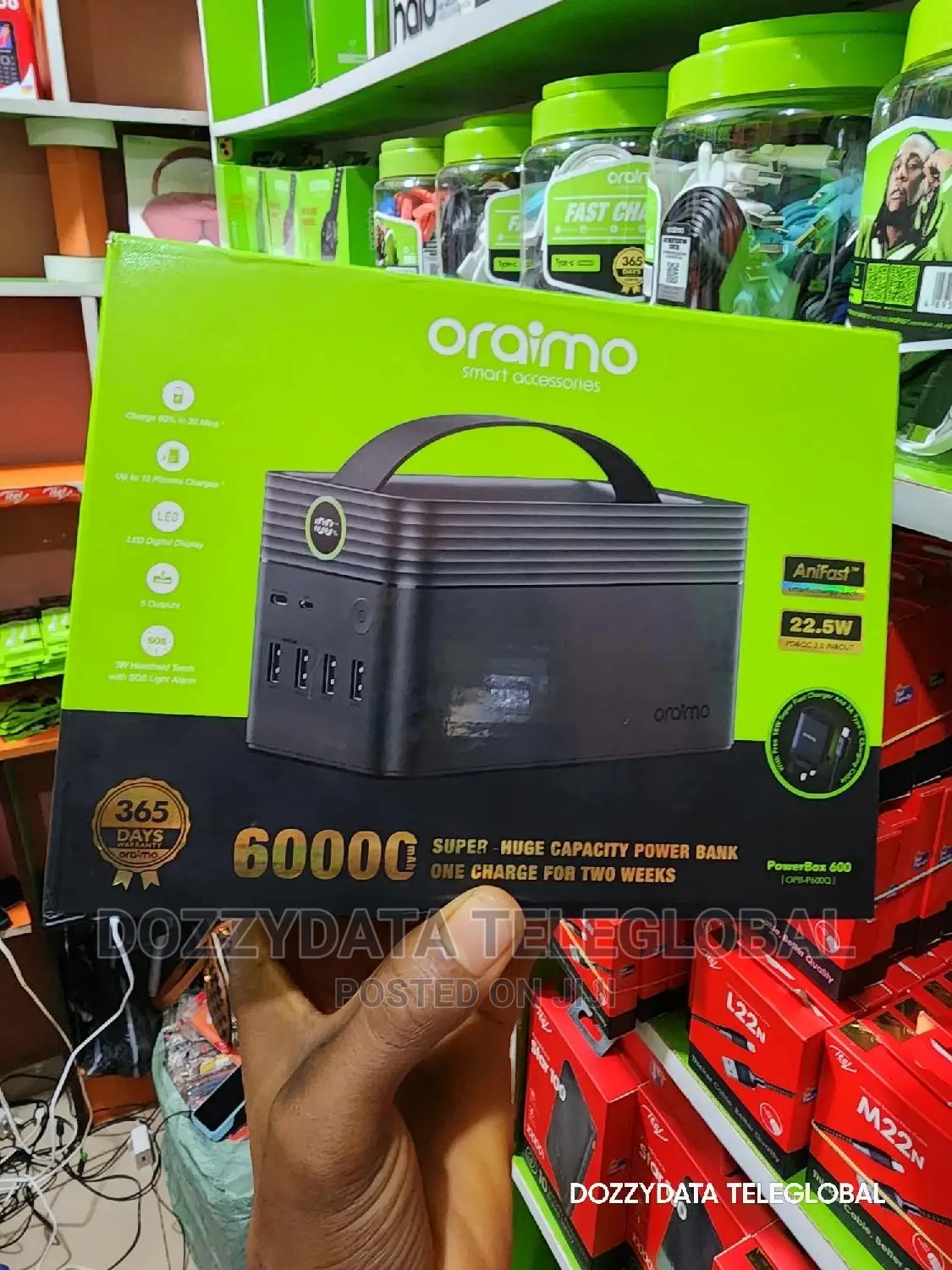 Oraimo 60000mah (P600q) Power Bank