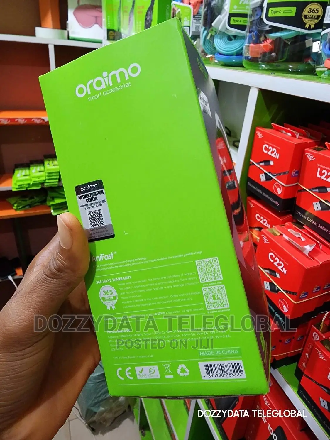 Oraimo Powerbox 500 Anifast 4 Output Port 50000mah Powerbank