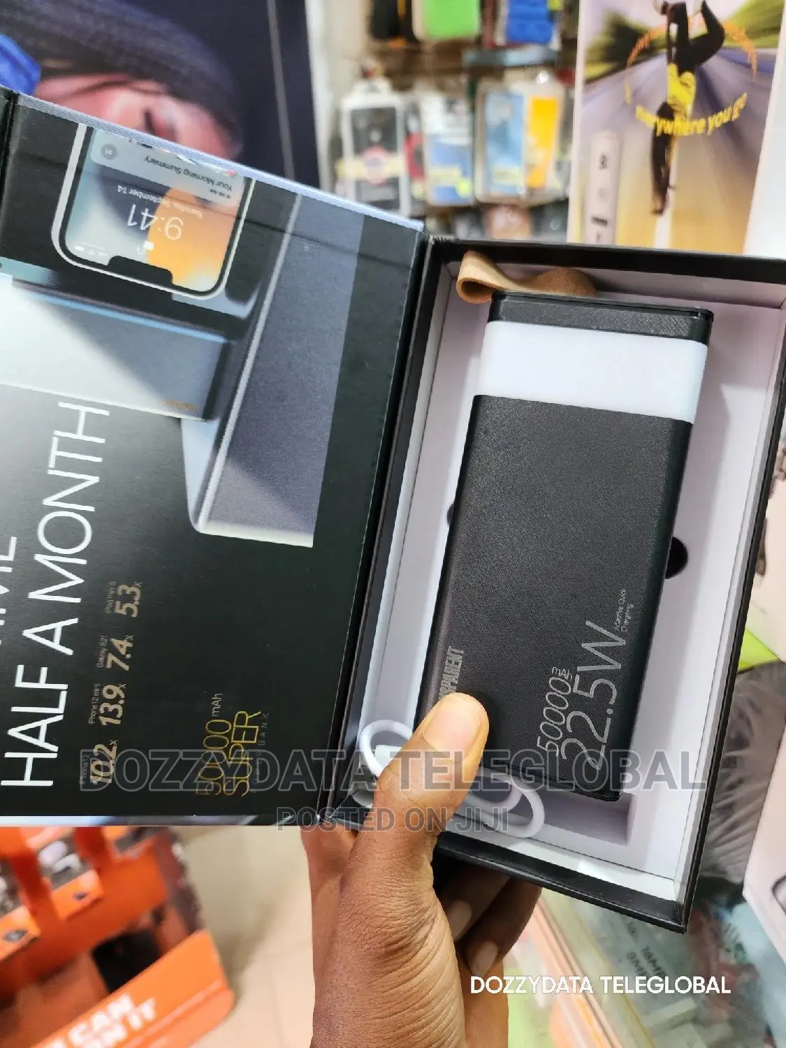 Transparent 50,000 Mah Multi-Port Power Bank Tank