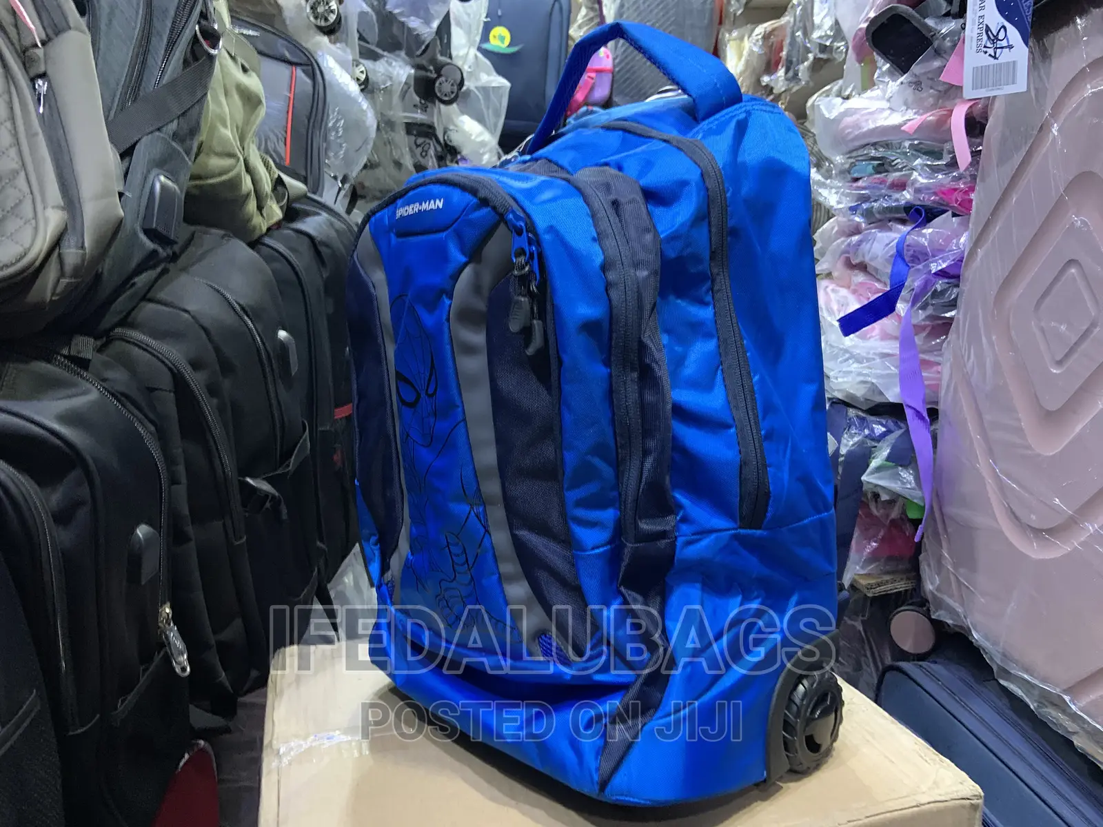 Quality Light Stock Material Backpack With Trolley