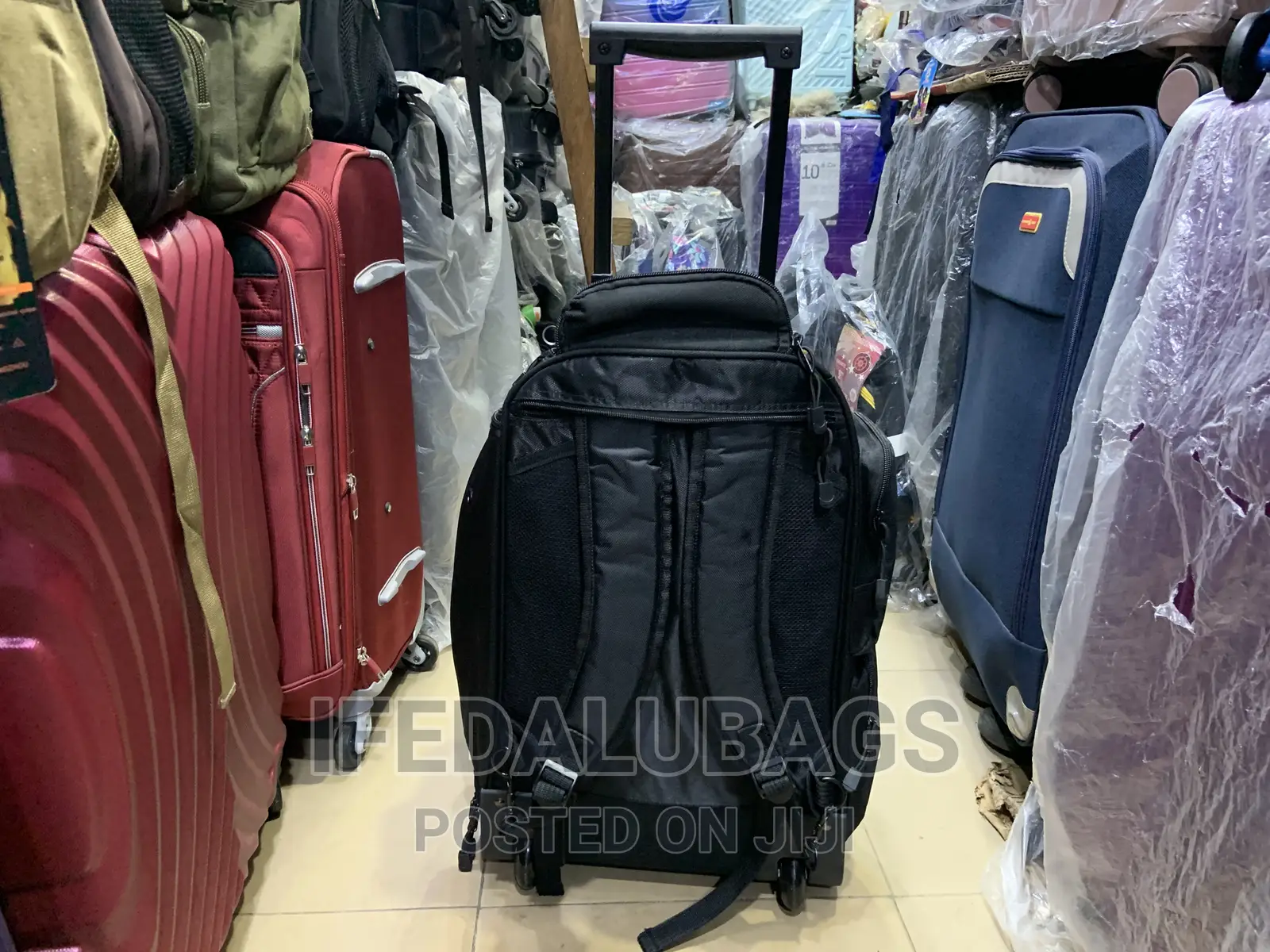Quality Stock Material Back Pack With Trolley