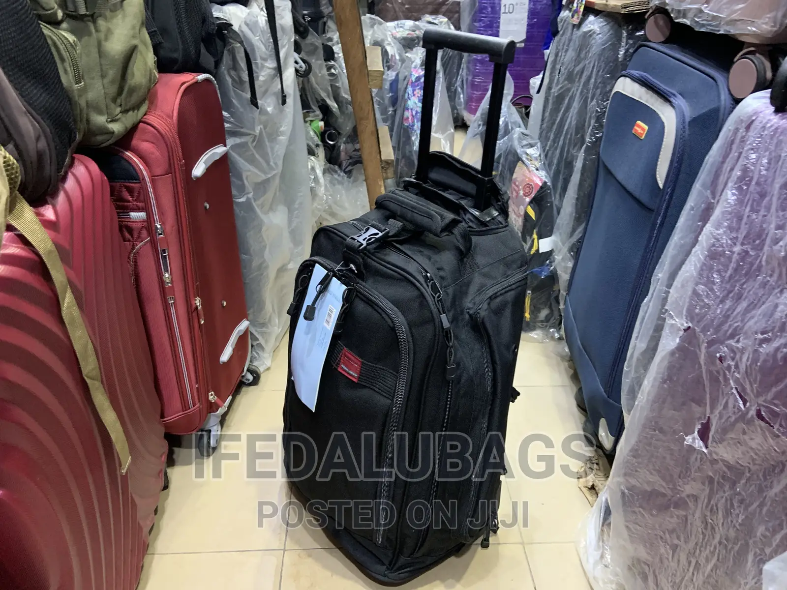 Quality Stock Material Back Pack With Trolley