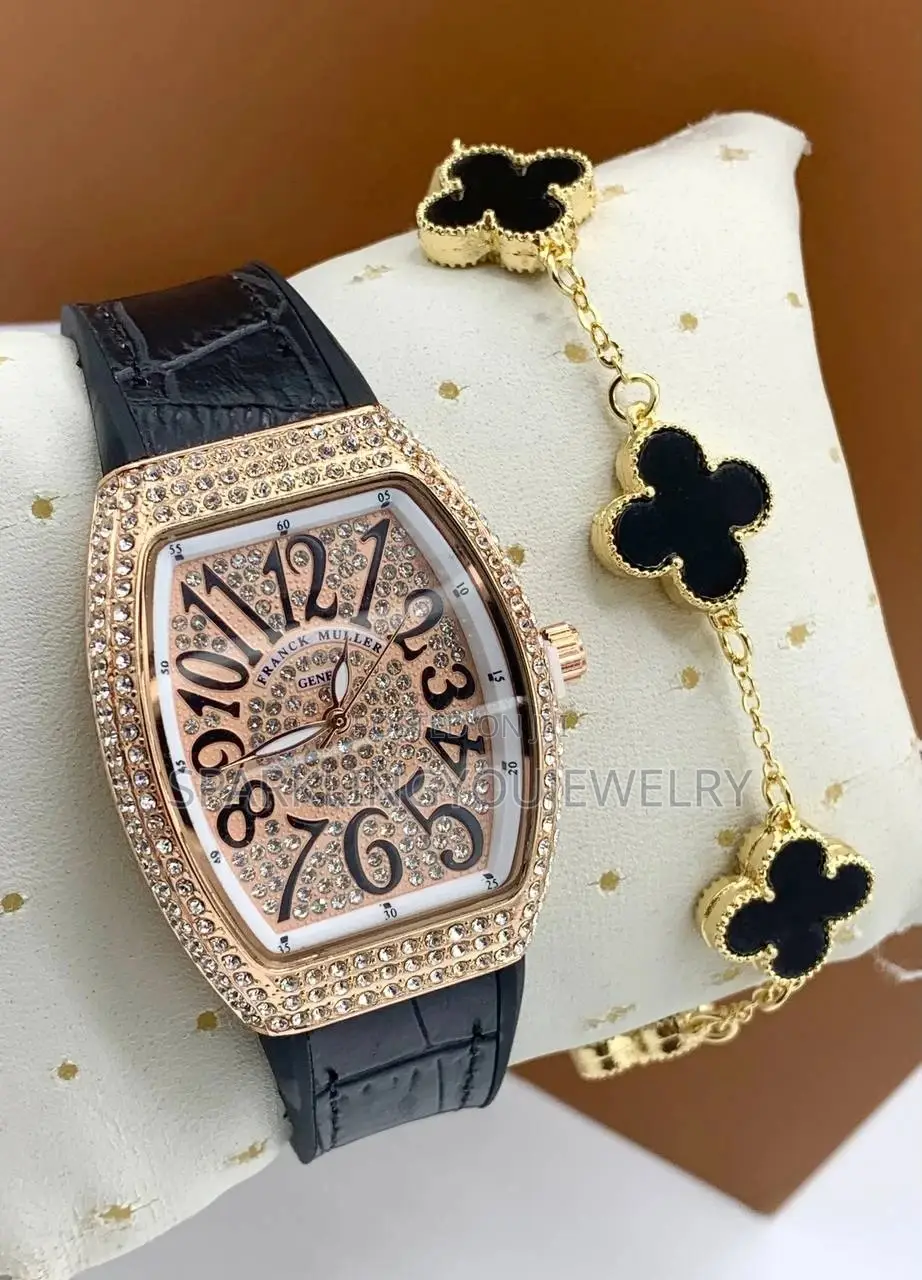 Franck Muller Watch and VCA Bracelet