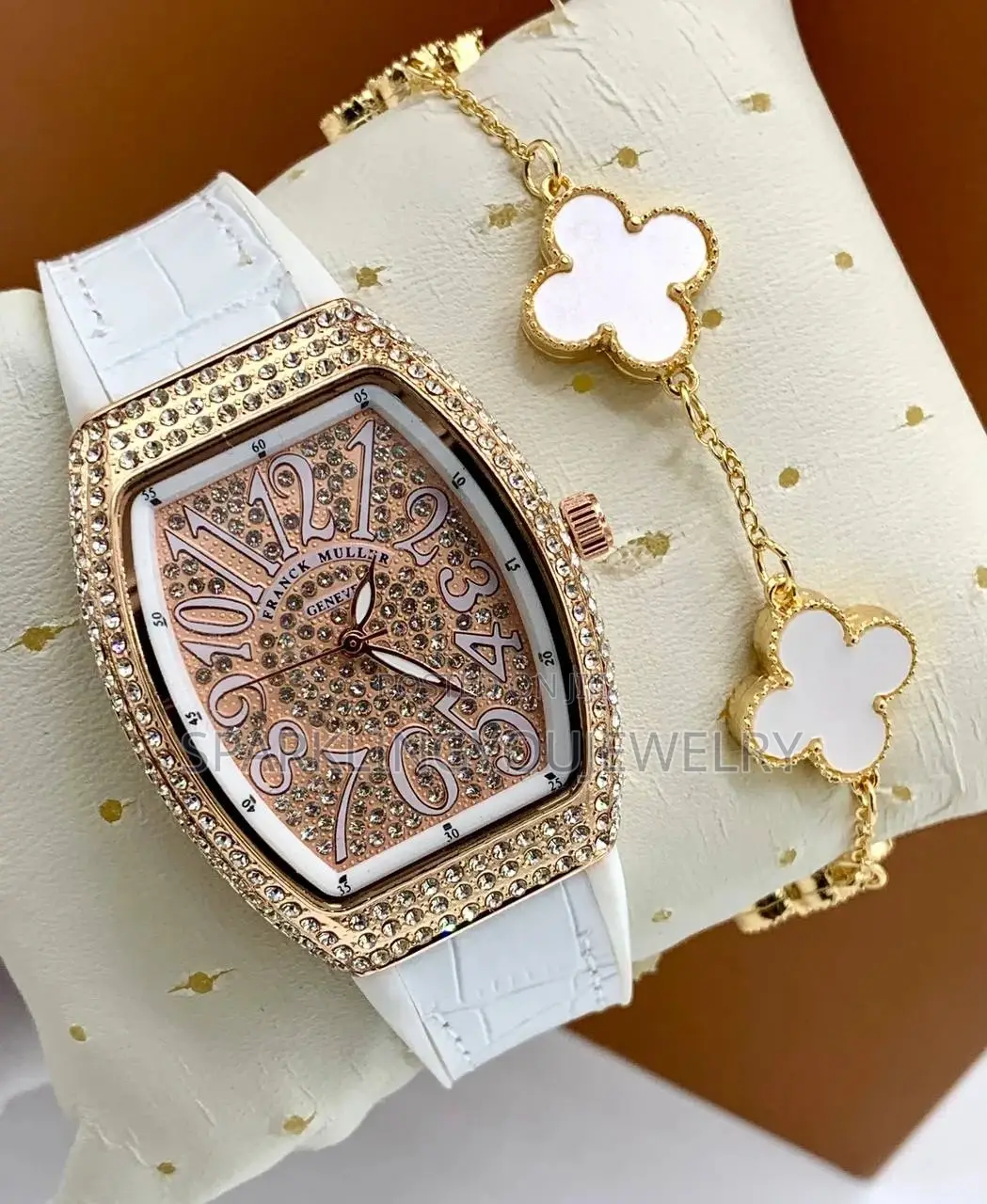 Franck Muller Watch and VCA Bracelet