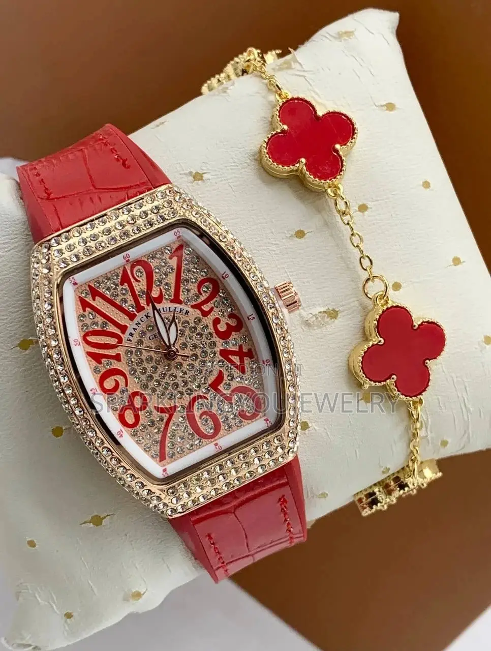 Franck Muller Watch and VCA Bracelet
