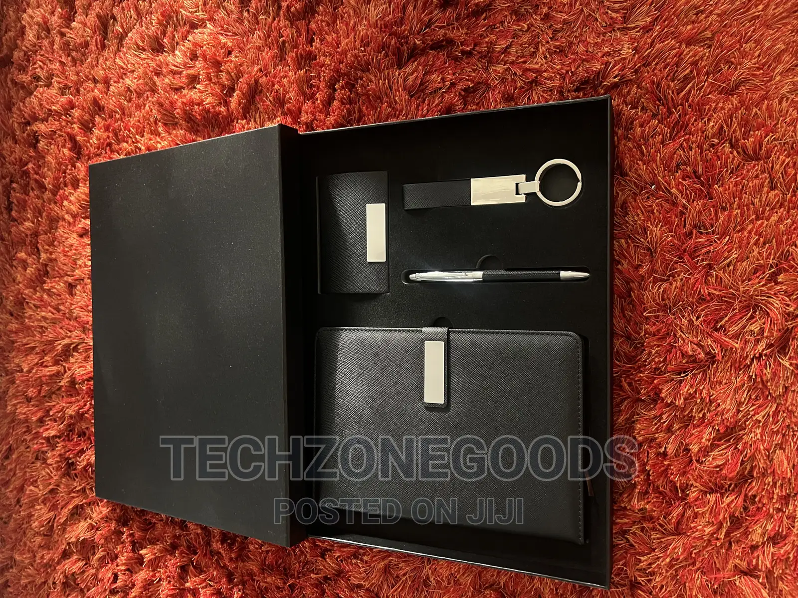 4 PCS Luxury Cardholder Set - Black