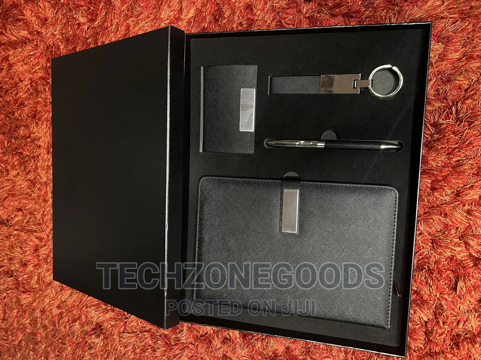 4 PCS Luxury Cardholder Set - Black