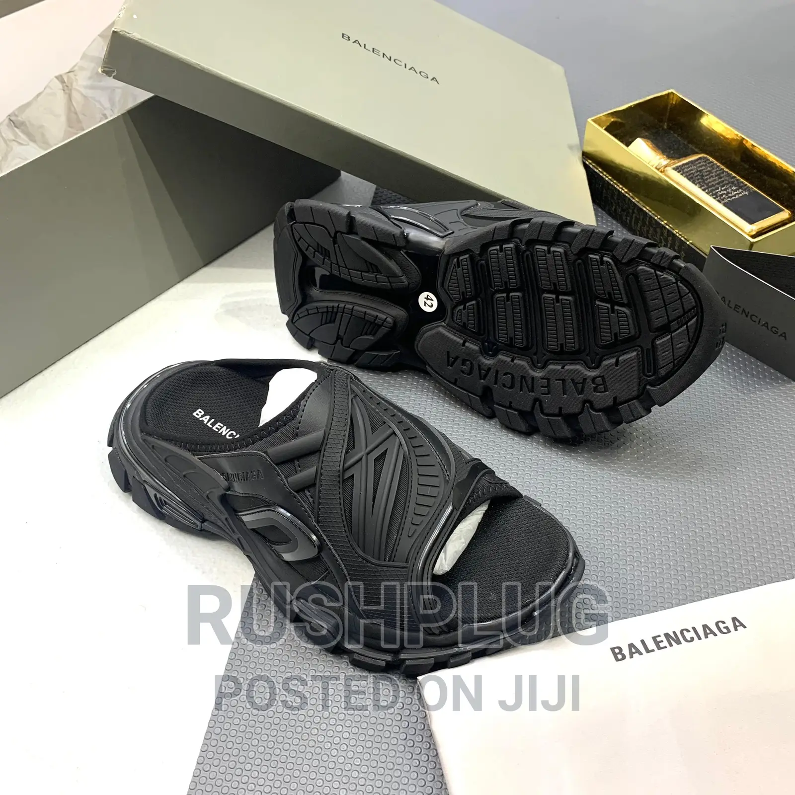 Luxury Balenciaga Track Mule Slide