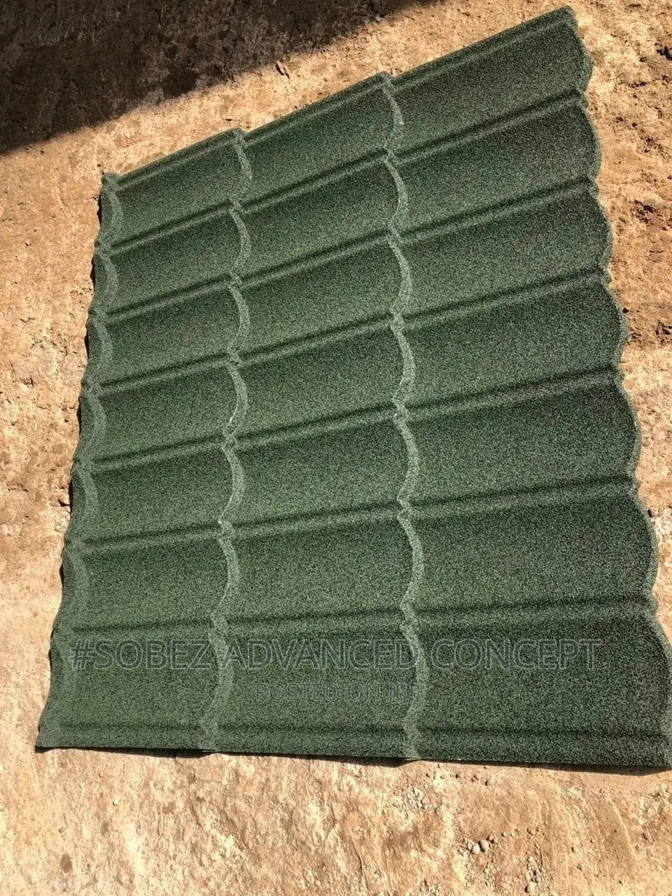 Deep Green Bond Stone Coated Roof Tiles