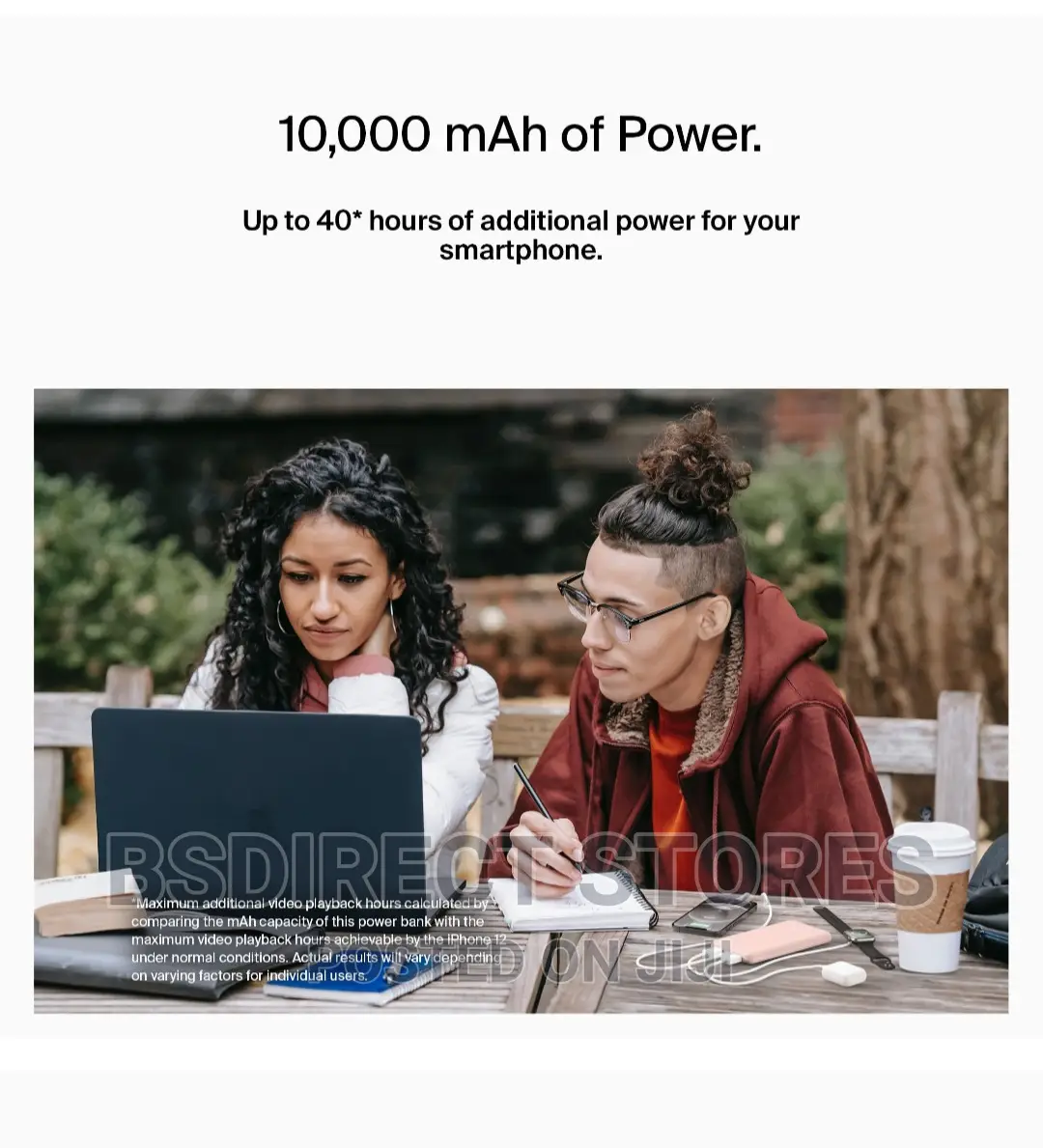 Belkin 10000mah Portable 40 Hours Power Bank - Rose Gold