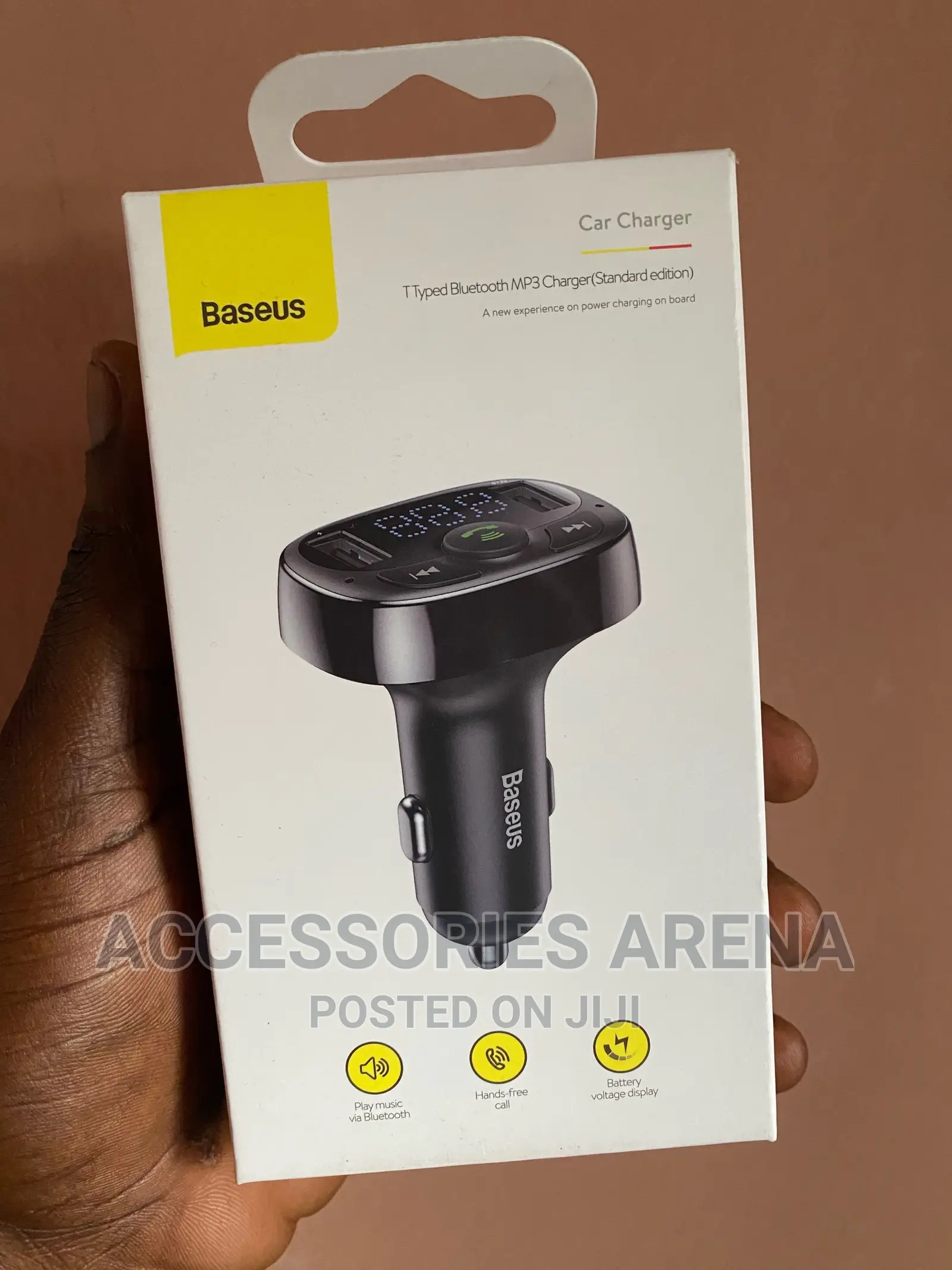 Baseus T Typed Bluetooth MP3 Car Charger (Standard Edition)