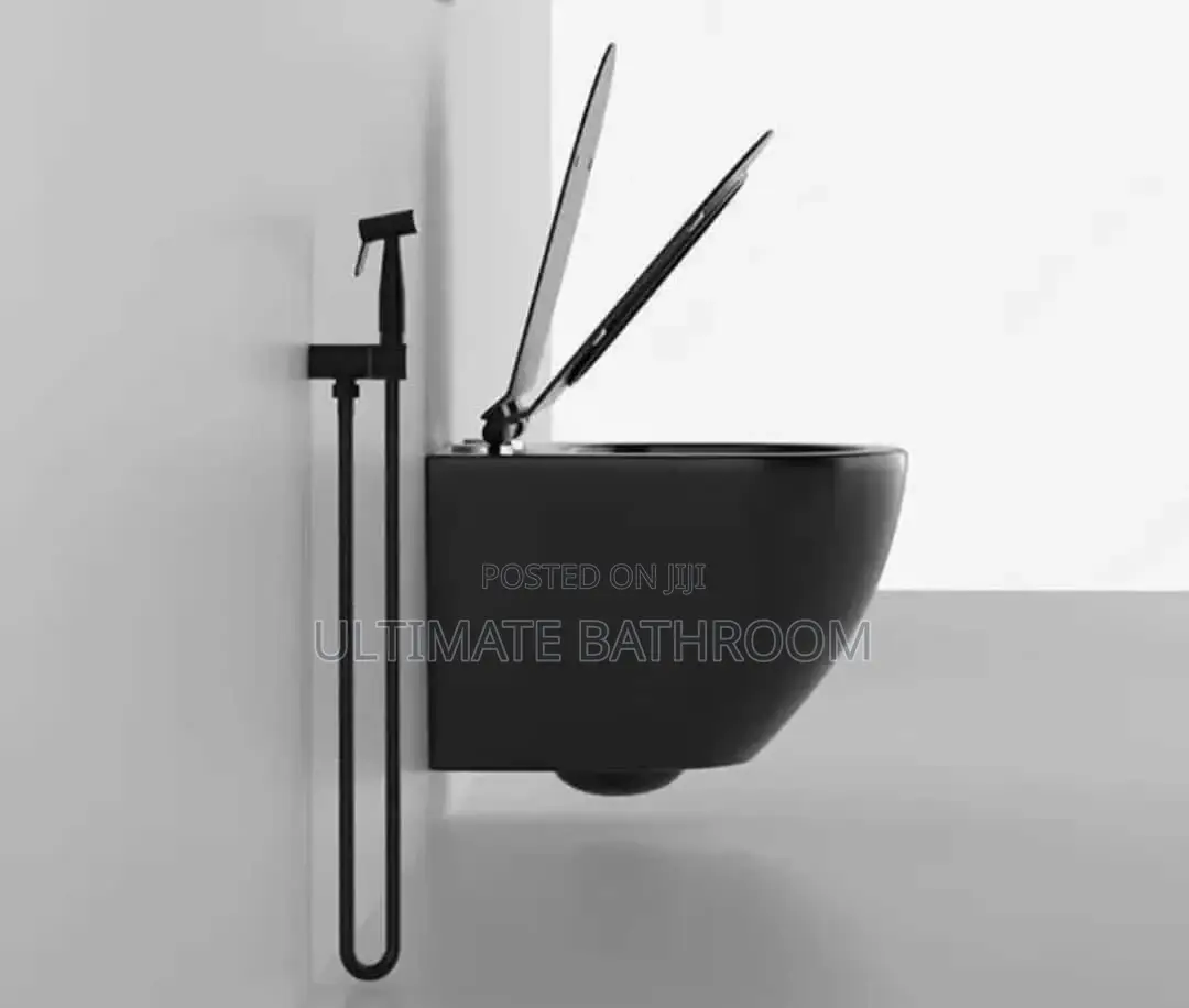 Black Hanging/Conceal Watercloset