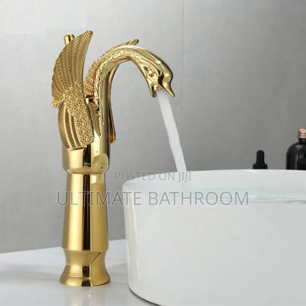 Gold Eagle Basin Mixer Tap