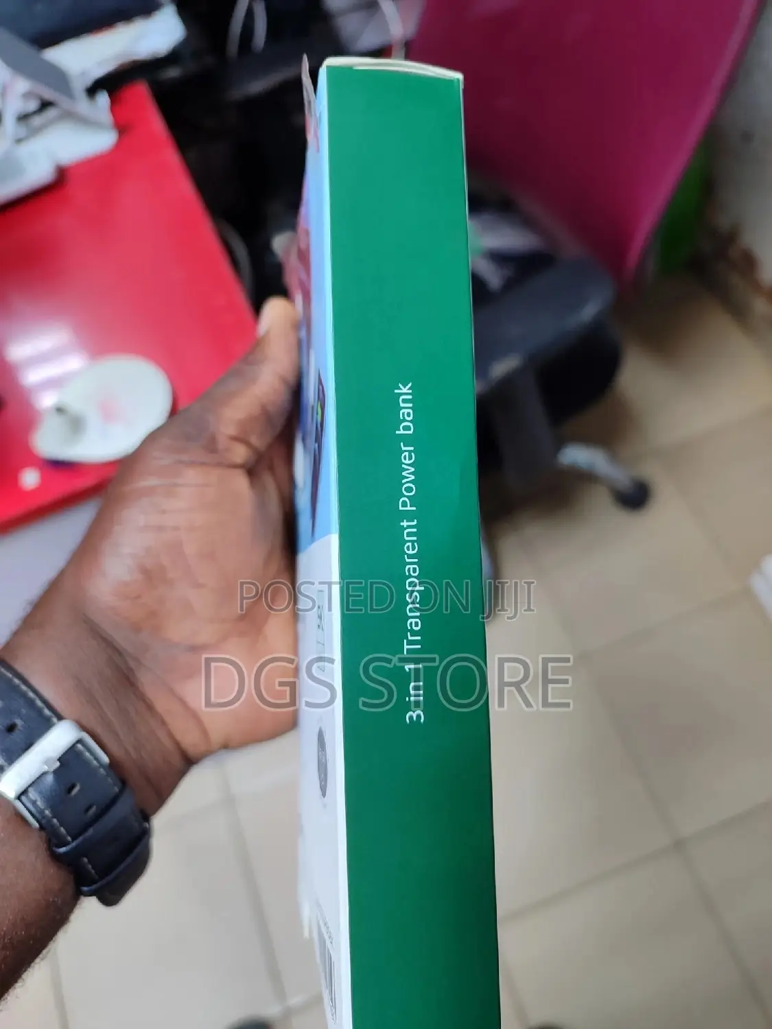 Green Lion 3in1 Magsafe Power Bank Transparent 5000mah Pd20w