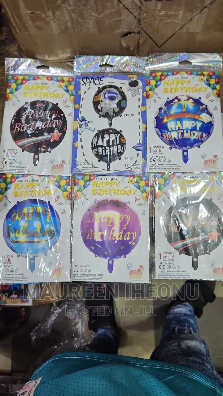Happy Birthday Foil Balloons
