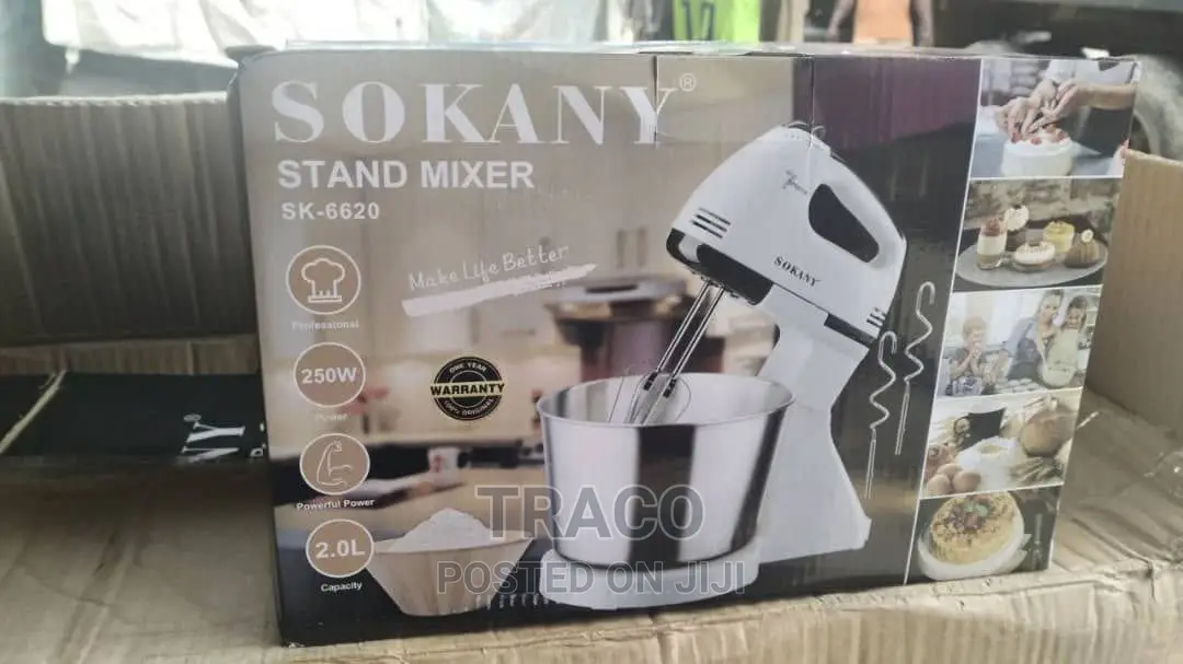 Sokany Electric Stand Mixer - 2litres
