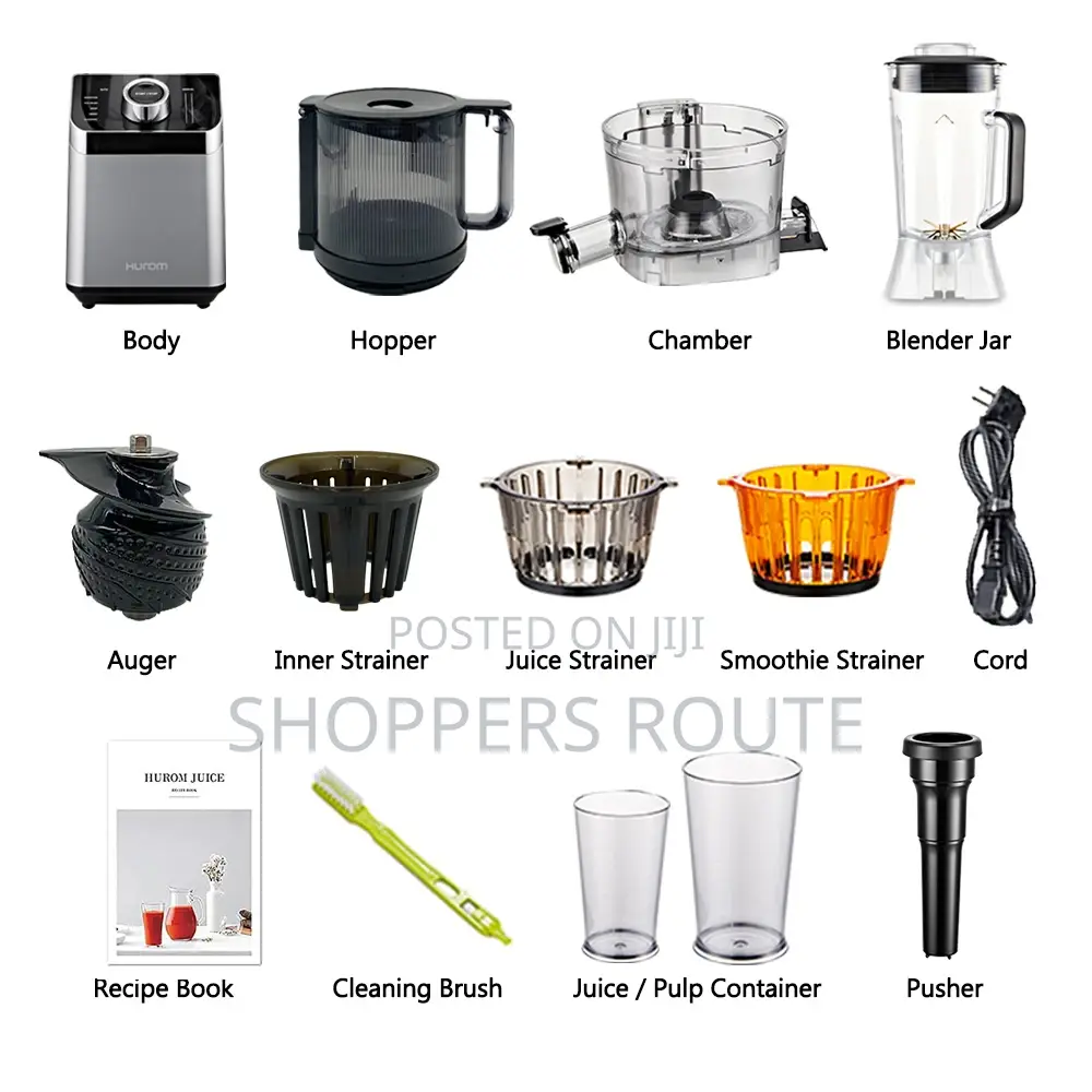 Hurom Premium 2-in-1 M100 Cold-Press Juicer Blender Hybrid