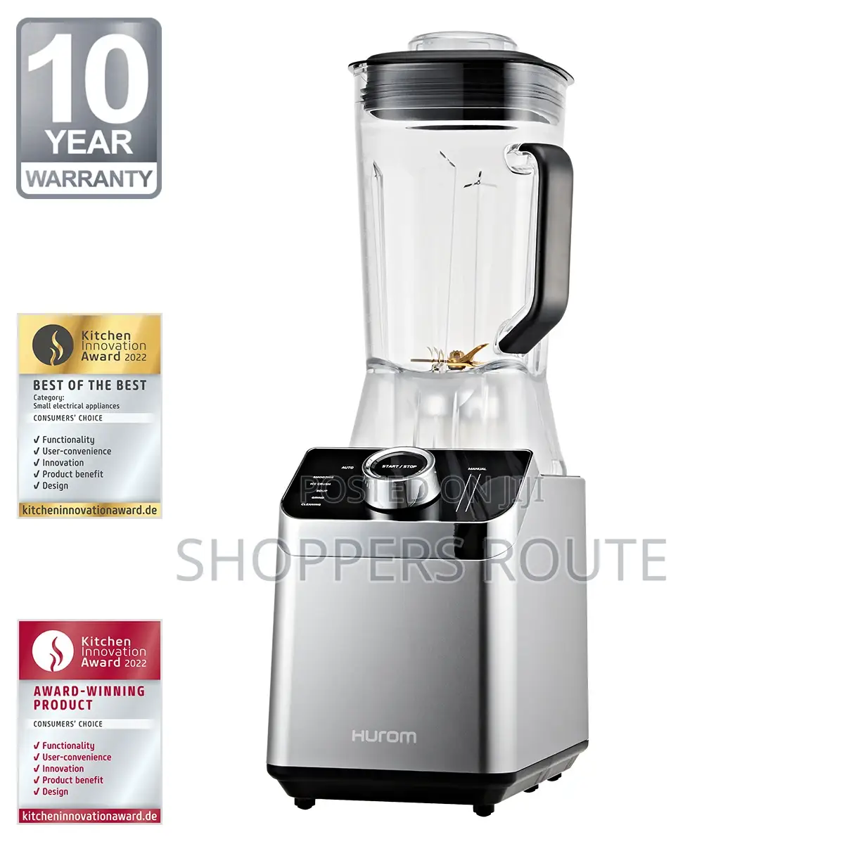 Hurom Premium 2-in-1 M100 Cold-Press Juicer Blender Hybrid