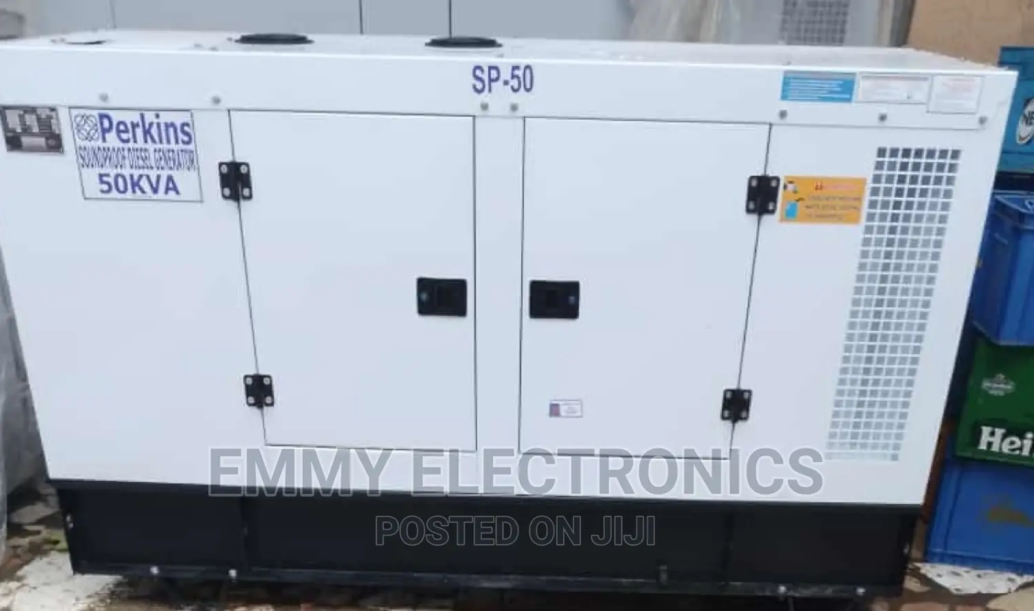 (50kva) Perkins England Diesel Soundproof Generator 100%