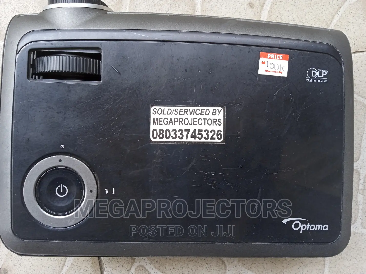 Small and Stylish Black Optoma Projector