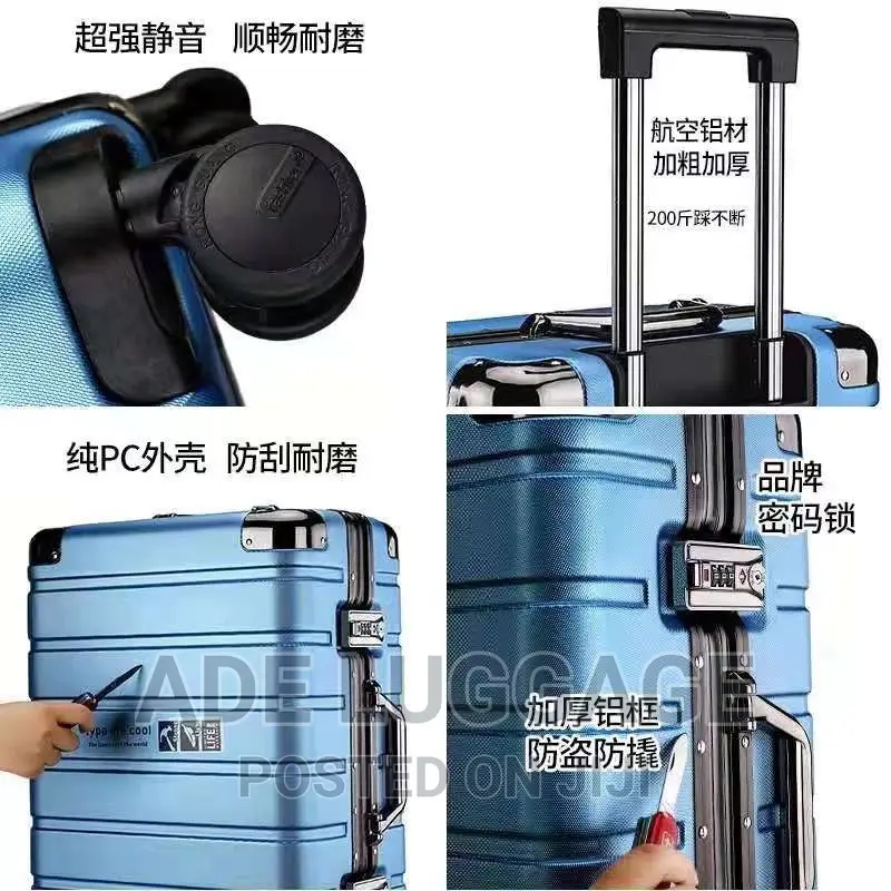 High Metal Quality Traveling Luggage .