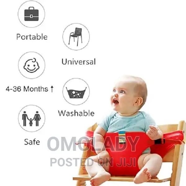Baby Chair Safety Seat Strap - Black