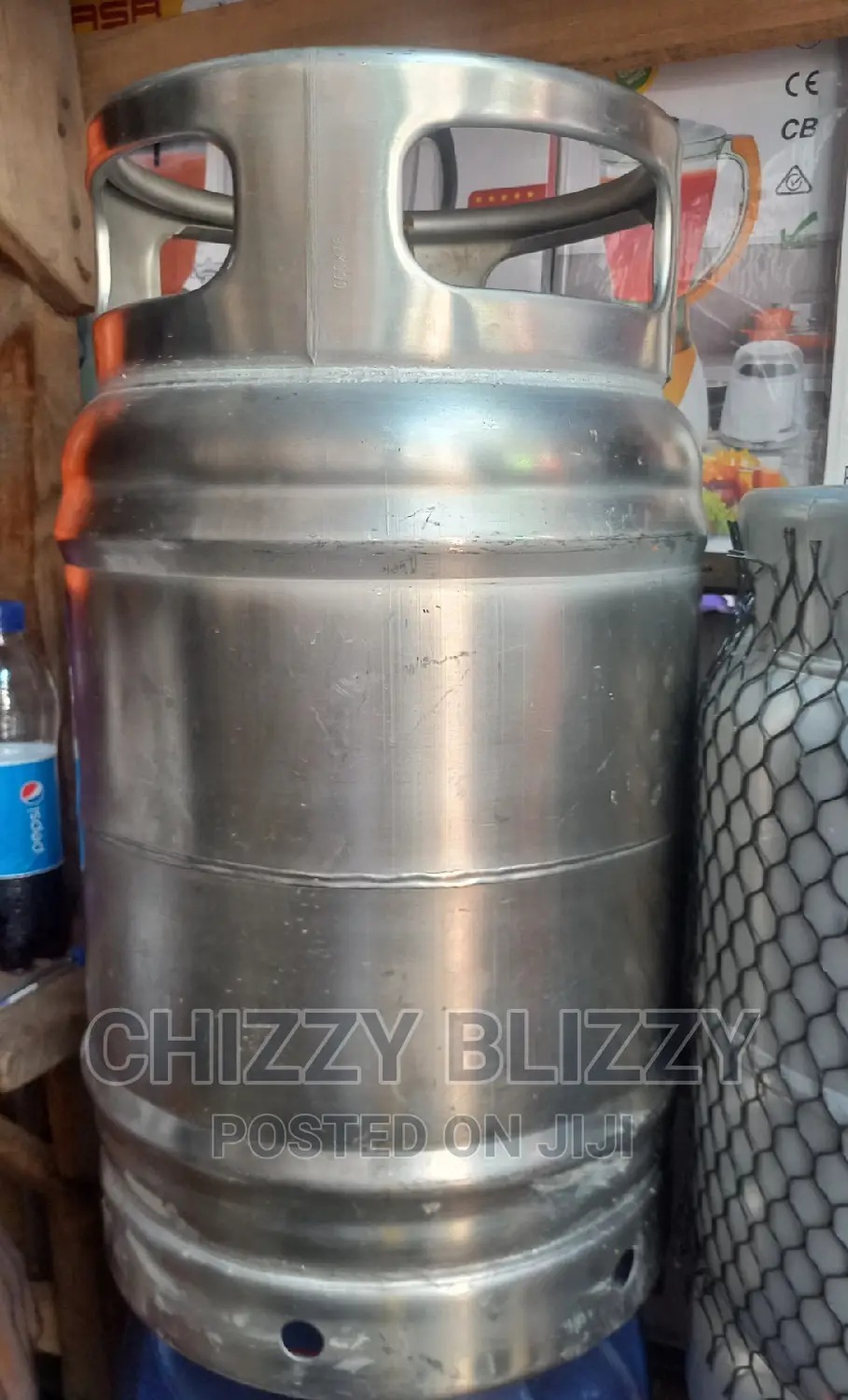 Cepsa Stainless 12.5kg Gas Cylinder