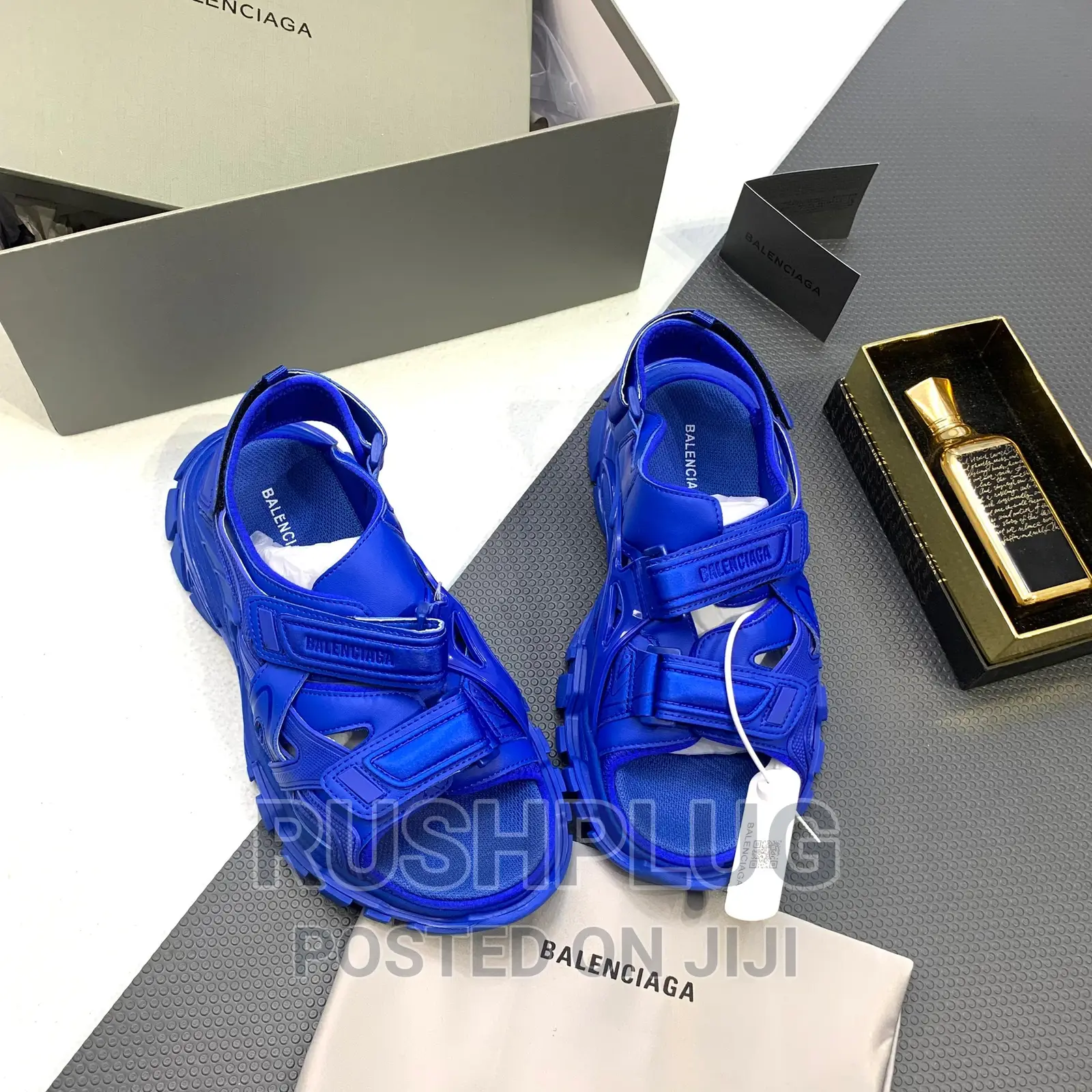 Balenciaga Track Blue Sandal
