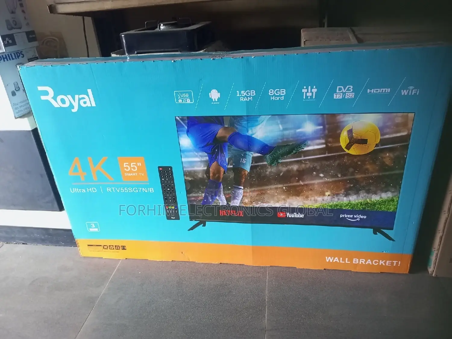 Royal 55" Smart Tv