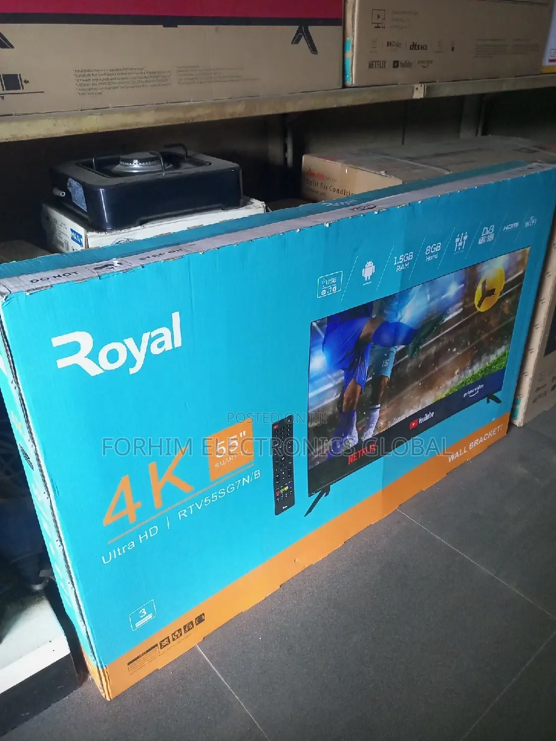 Royal 55" Smart Tv