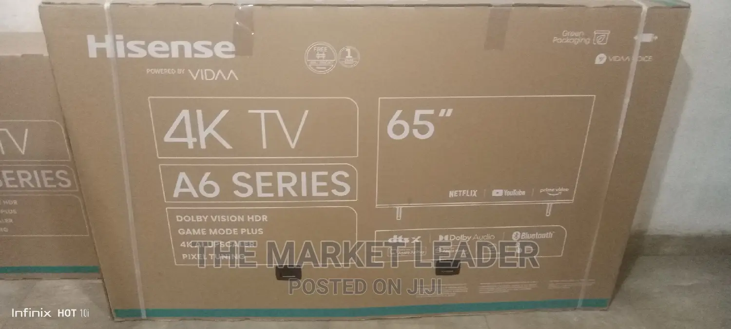 Hisense 65" Smart Tv A6k Uhd