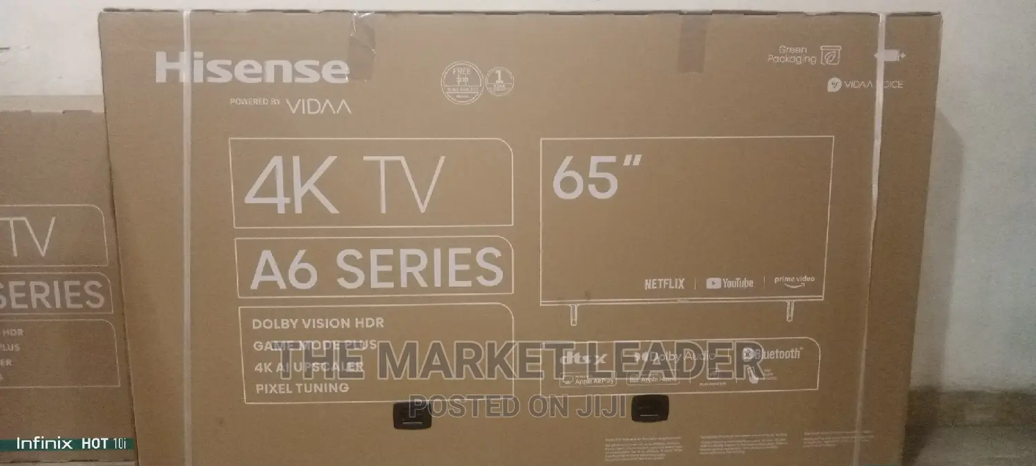 Hisense 65" Smart Tv A6k Uhd