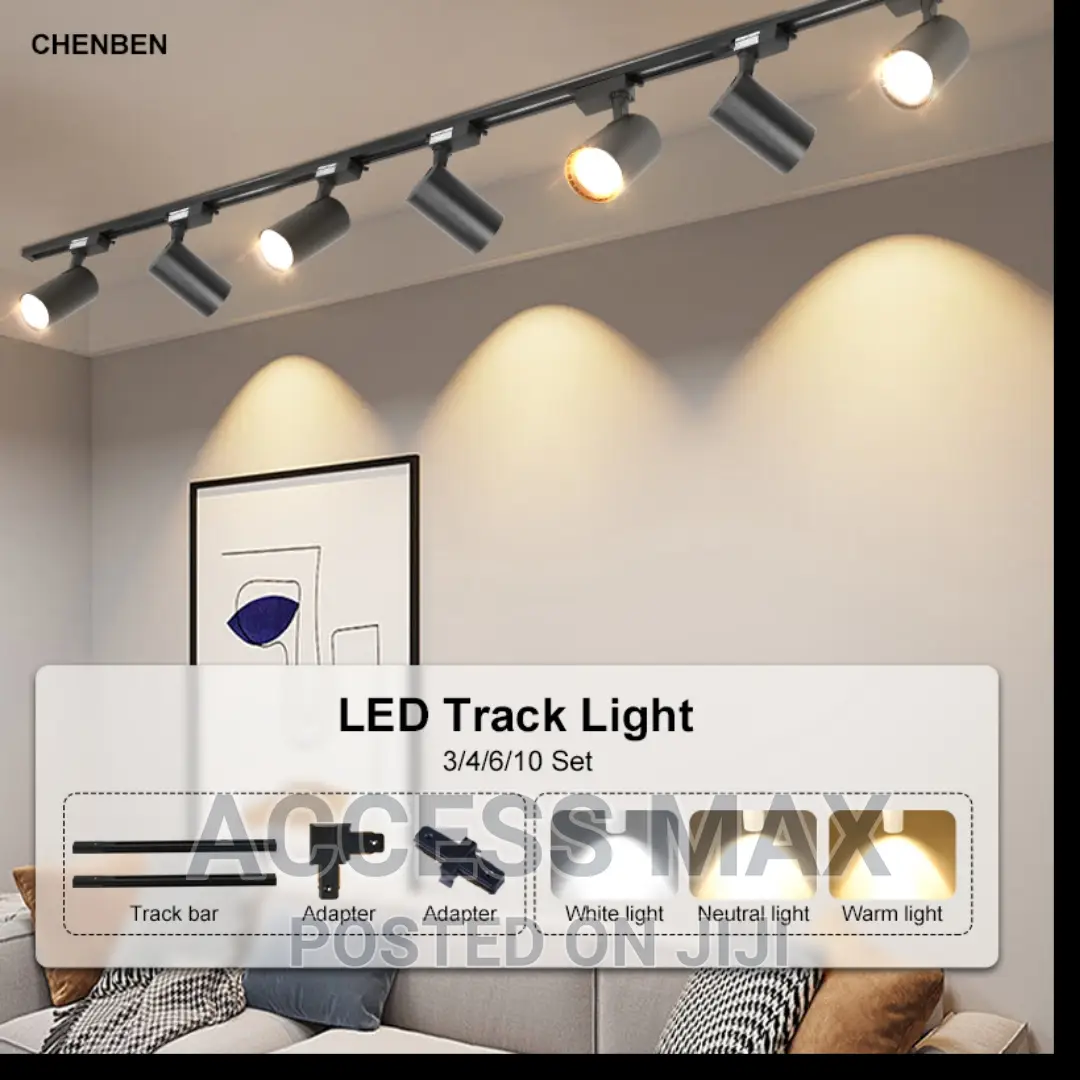 40watt Led Track Light 6 Light 1with The Rail.