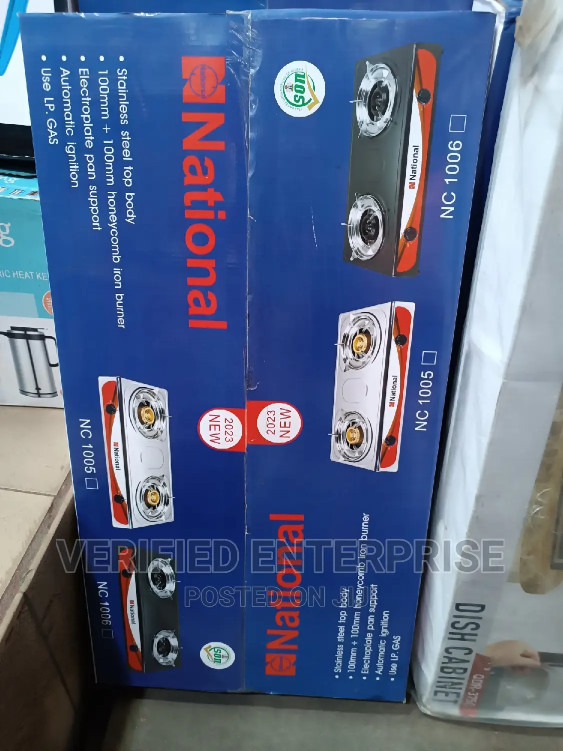 National Table Top Gas Cooker
