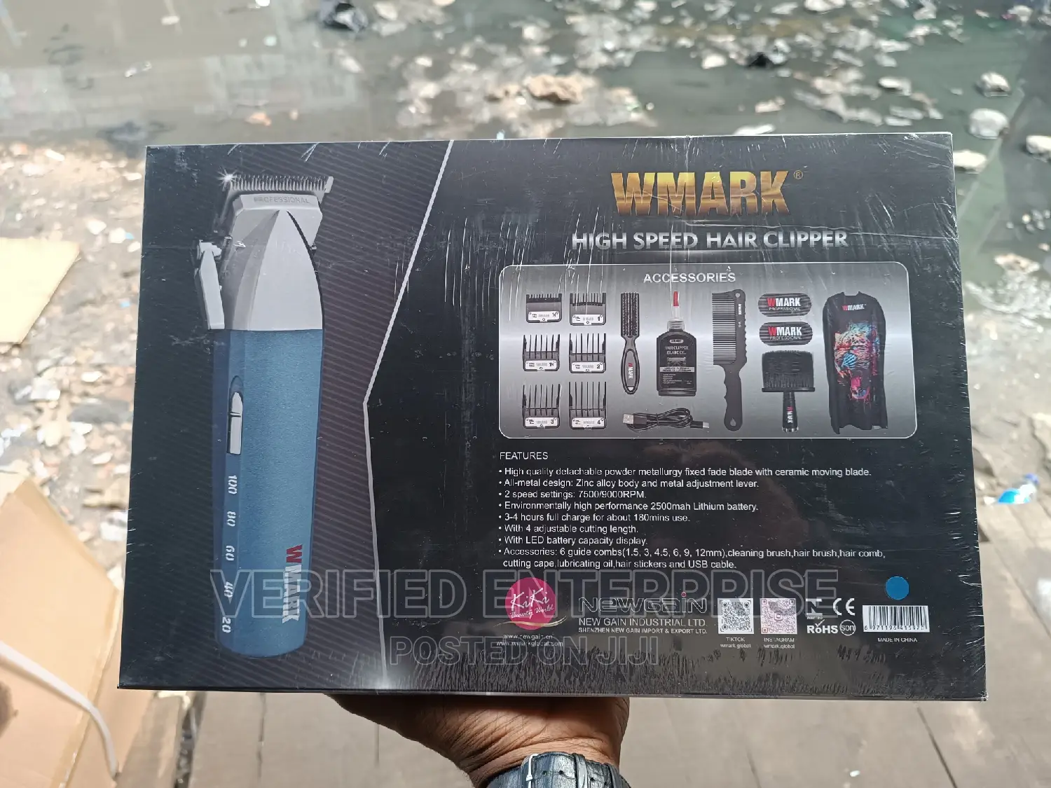 Wmark Rechargeable Clipper With Accessories