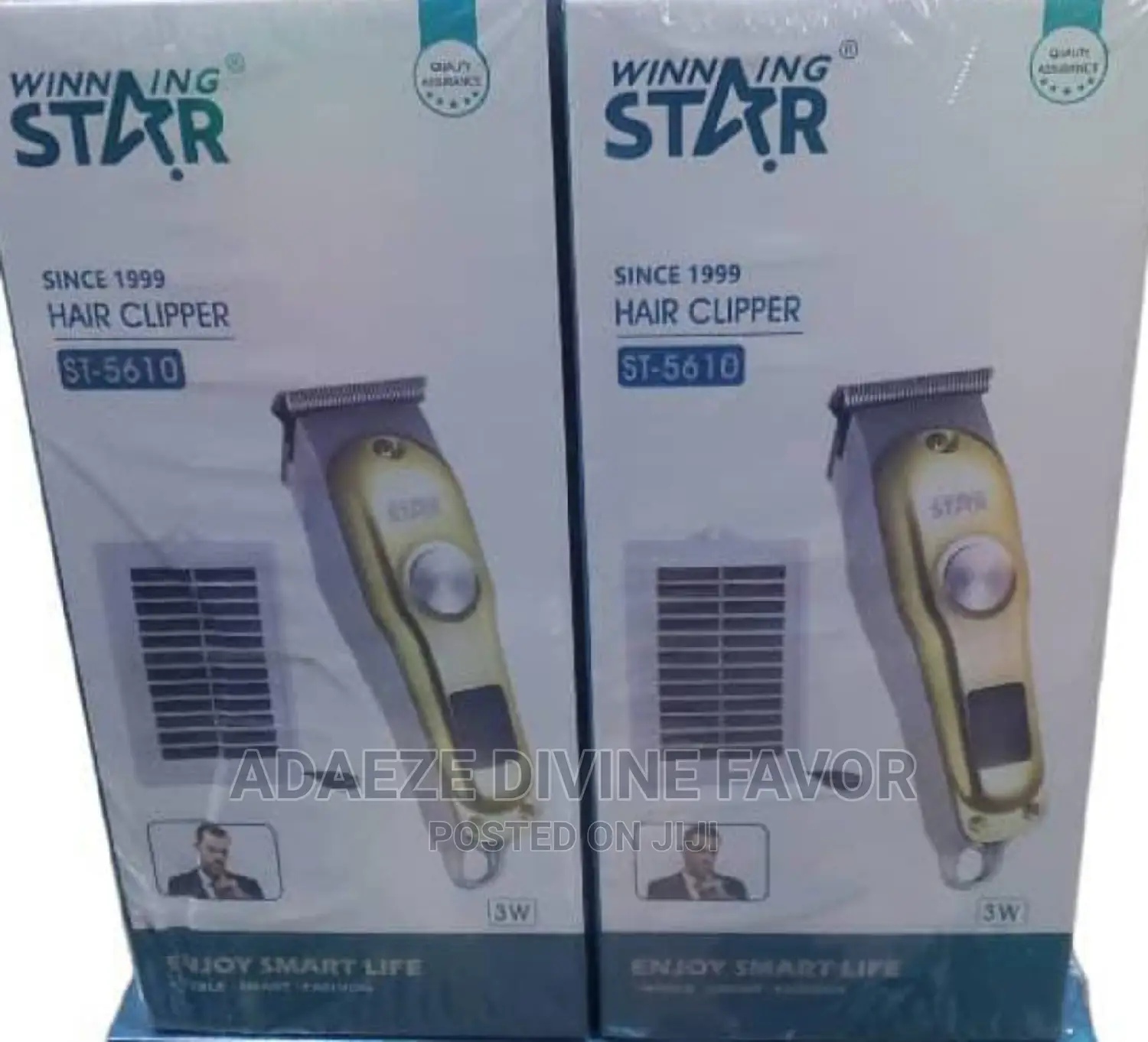 Winning Star Hair Clippers With Solar Panels
