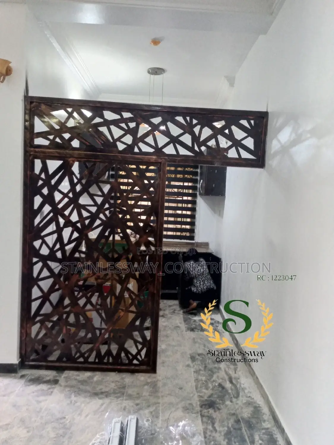 Living Room Divider With ( LASER CUT)