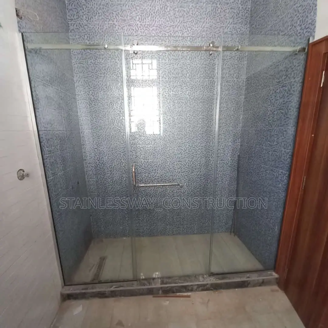 Shower Cubicle Cover Glass Work