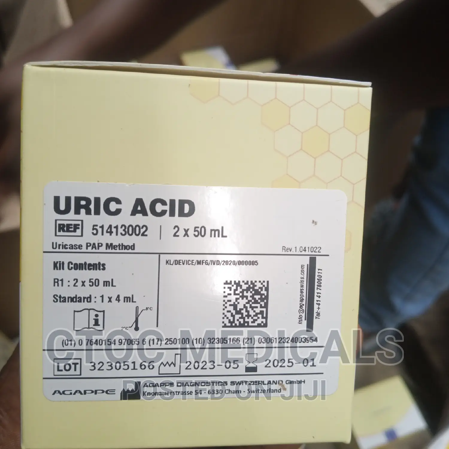 Uric Acid Agappe Reagents