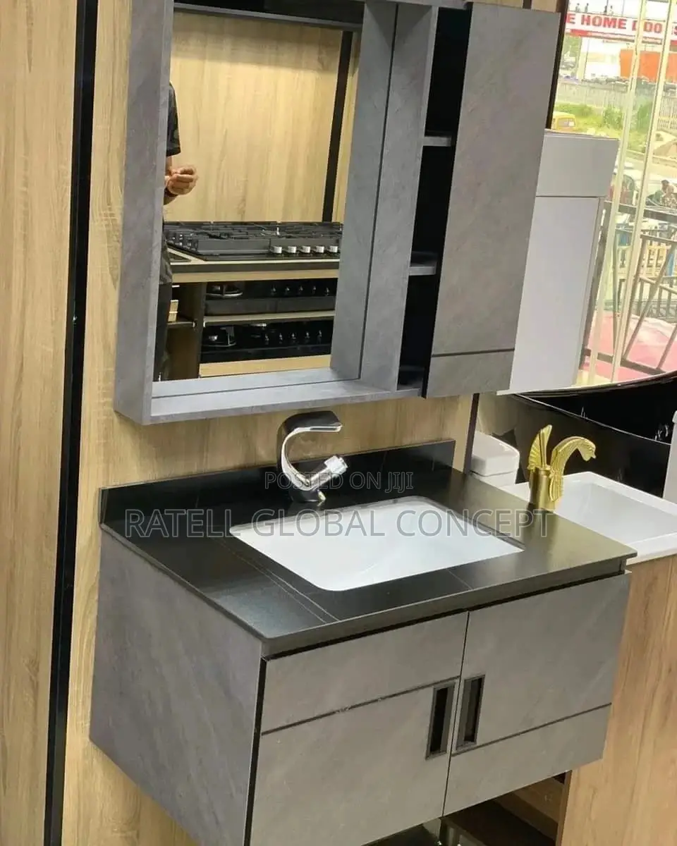 Cabinet Wash Basin Set (Marble Top)