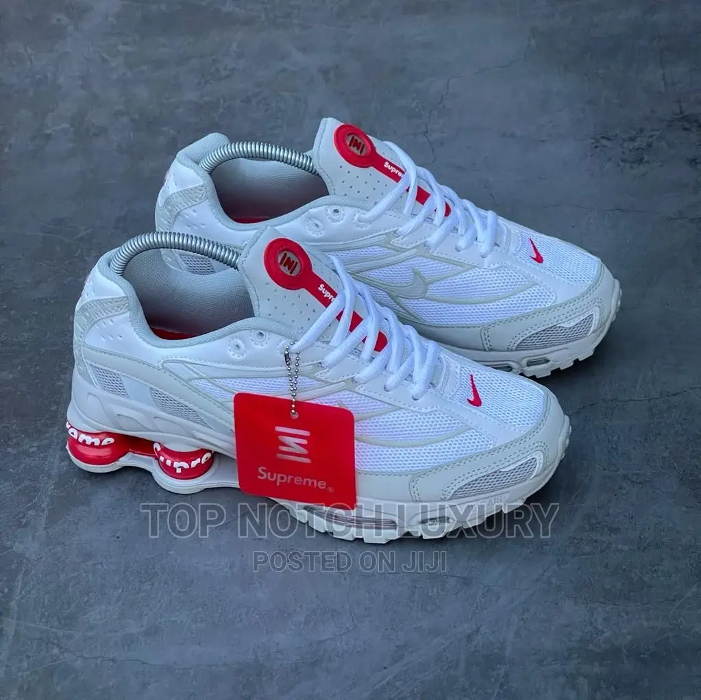 *Supreme X Nike Shox Ride 2 Sp White*