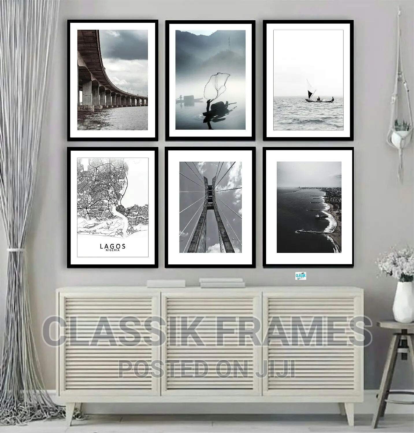 Celebrate Pictures Painting Wall Art B/W