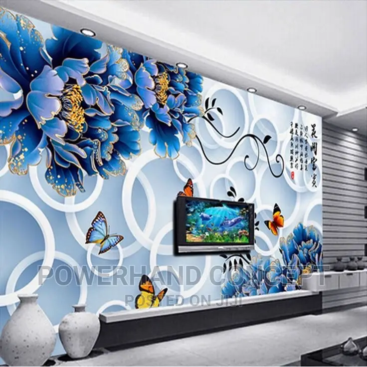Wall Mural at Interior Decoration