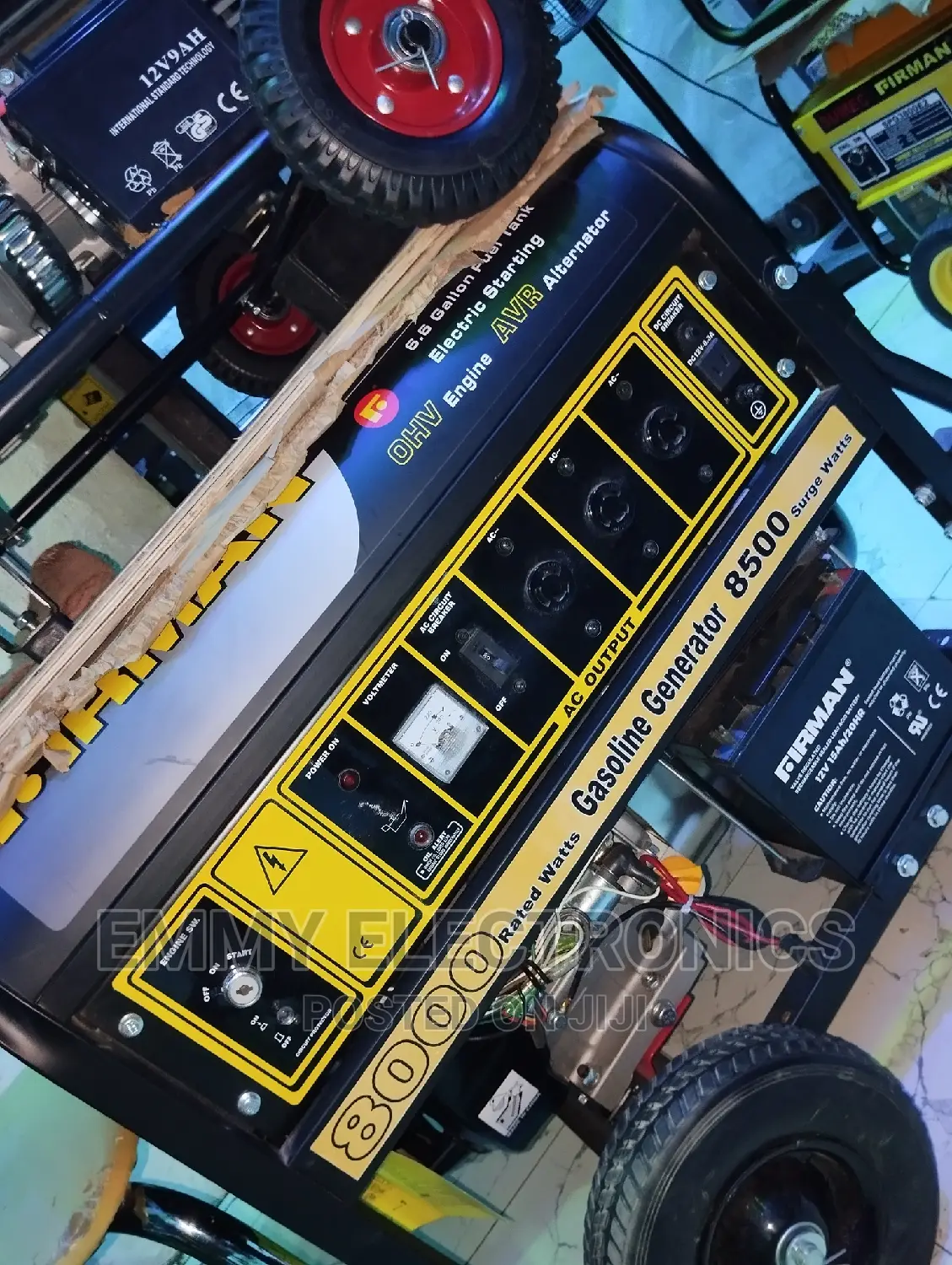 (8kva)Firman Black Petrol Generator Model FPG8800E2 100%
