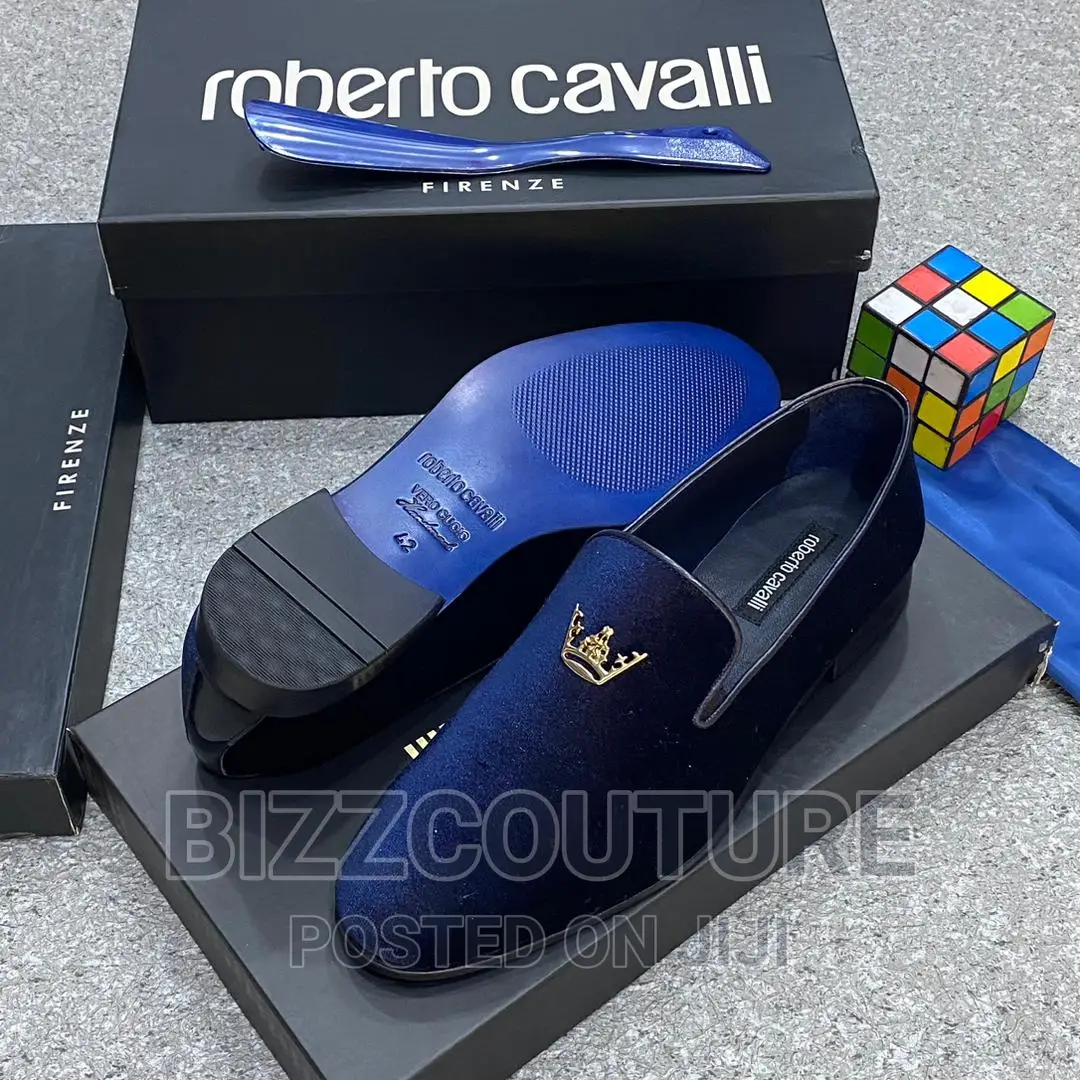 Original Italian ROBERTO CAVALLI Loafers Available in Store