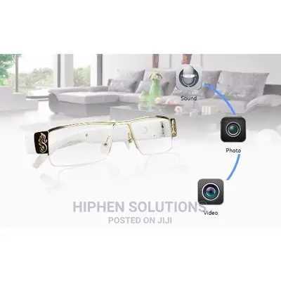 White Eyeglasses Hidden Camera