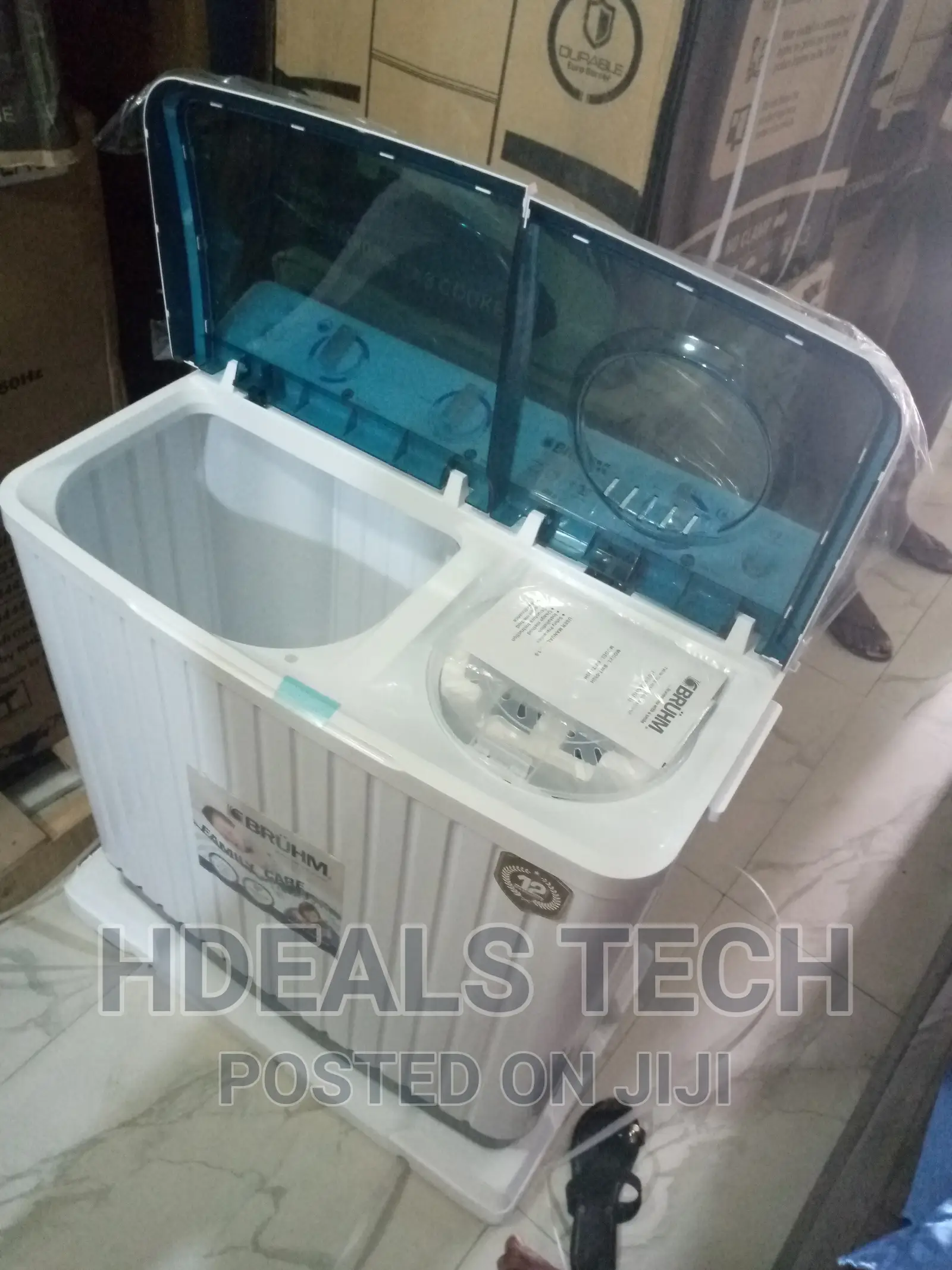 Rust Free Bruhm 8kg Twin Tub Washing Machine