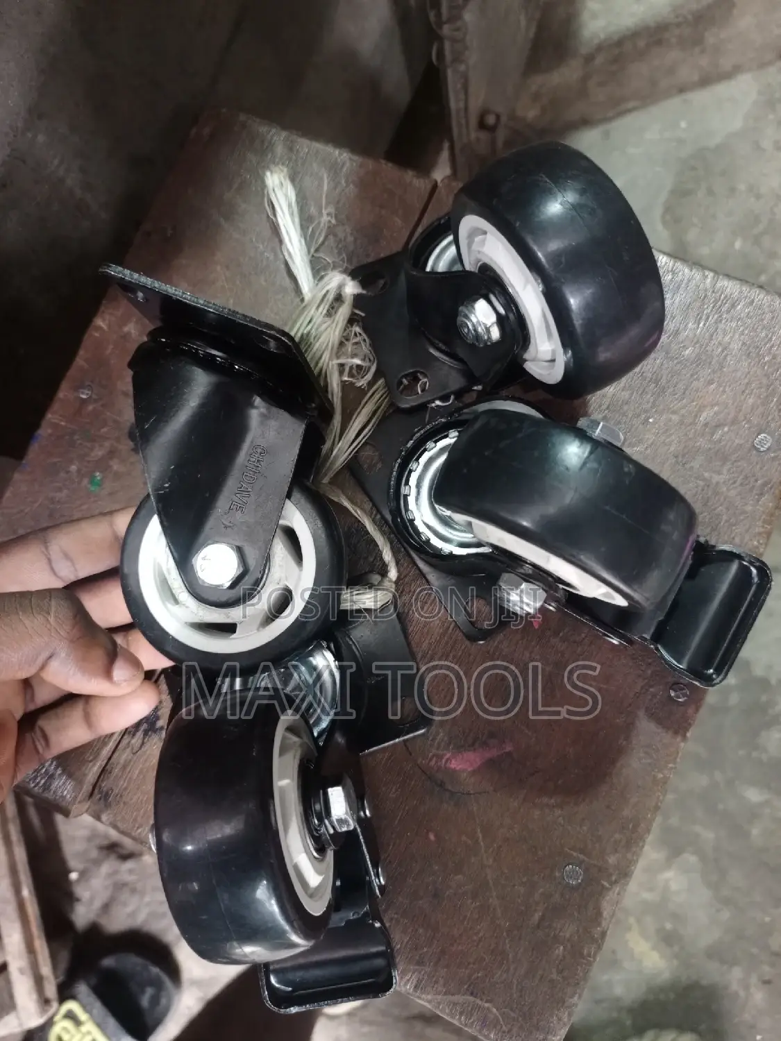 3 Inches Black Teflon With Break